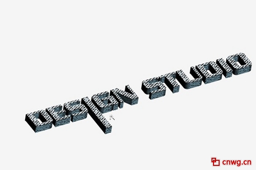 Photoshop文字特效教程之制作3D花纹