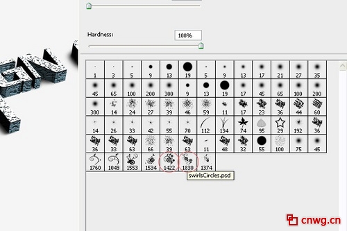 Photoshop文字特效教程之制作3D花纹