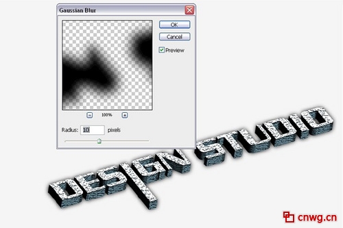 Photoshop文字特效教程之制作3D花纹