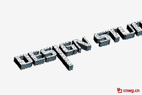 Photoshop文字特效教程之制作3D花纹